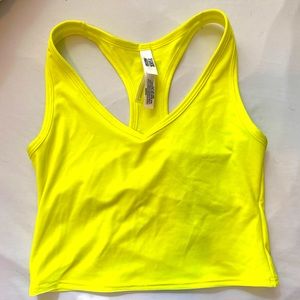 Neon PINK crop top size small. Maybe ever worn once